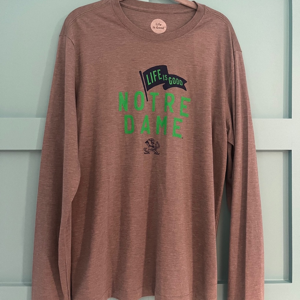 Notre Dame Life is Good Long Sleeve
